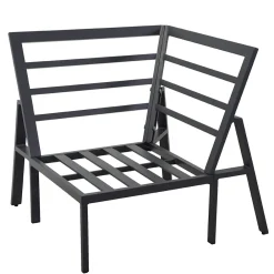 Viadurini in the Garden Garten Lounge Set-Gartenlounge mit Sofa und Couchtisch aus Aluminium - Label