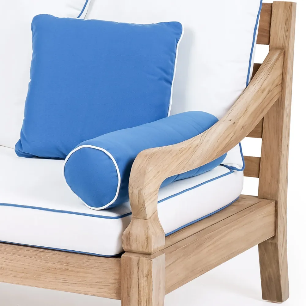 Viadurini in the Garden Garten Lounge Set-Gartenlounge-Set aus gebürstetem natürlichem Teakholz - Artes