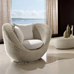 Viadurini in the Garden Garten Lounge Set-Gartenlounge-Set aus handgeflochtenem Polyrattan - Eder