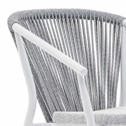 Varaschin Metallsessel-Gartenschaukelsessel aus Massivholz und Stoff - Smart von