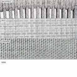 Varaschin Metallsessel-Gartenschaukelsessel aus Massivholz und Stoff - Smart von