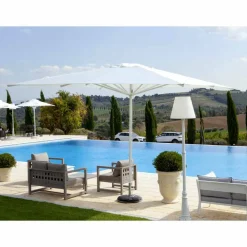 Viadurini in the Garden Gartenschirm-Gartenschirm aus Acrylgewebe und Aluminium Made in Italy - Solero