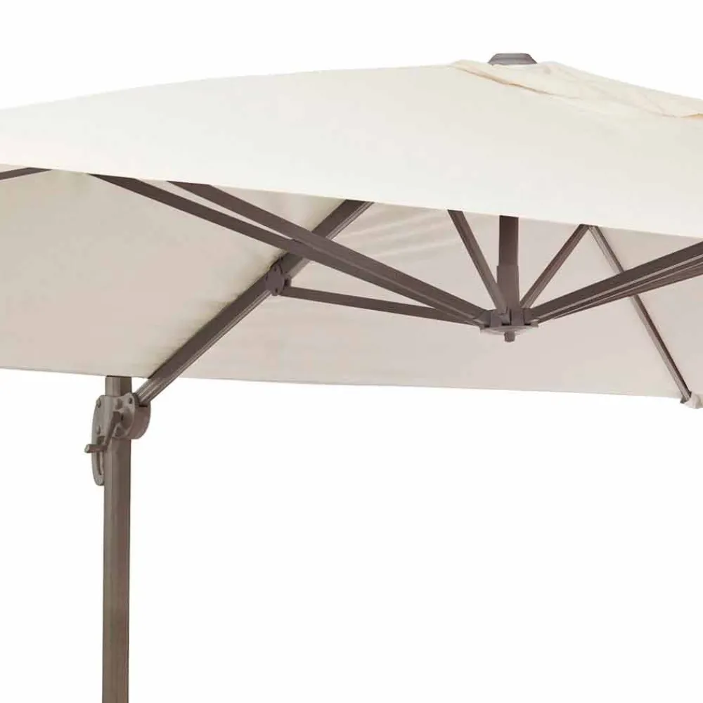 Viadurini in the Garden Gartenschirm-Gartenschirm, 3x4 aus Polyester mit Aluminiumstruktur - Texas