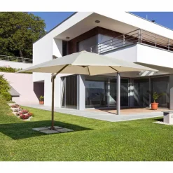 Viadurini in the Garden Gartenschirm-Gartenschirm, 3x4 aus Polyester mit Aluminiumstruktur - Texas