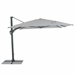 Viadurini in the Garden Gartenschirm-Gartenschirm, 3x4 mit Polyestertuch in Hellgrau - Dalton