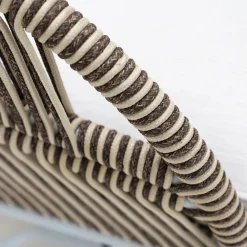 Viadurini in the Garden Metallsessel-Gartensessel aus Aluminium und Seilgeflecht - Alcor