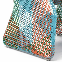 Varaschin Sessel Rattan-Gartensessel aus farbig geflochtener Kunstfaser - Maat von