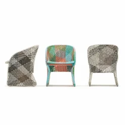 Varaschin Sessel Rattan-Gartensessel aus farbig geflochtener Kunstfaser - Maat von