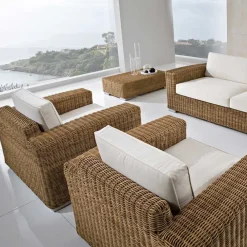 Viadurini in the Garden Sessel Rattan-Gartensessel aus handgeflochtenem Polyrattan - Yoko