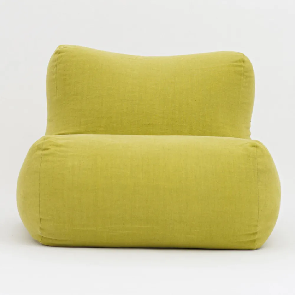 Viadurini in the Garden Stoffsessel-Gartensessel aus limettengrünem Stoff - Maestrale