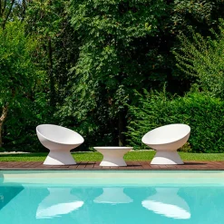 Viadurini in the Garden Sessel Kunststoff-Gartensessel aus modernem farbigem Polyethylen Made in Italy - Desmond