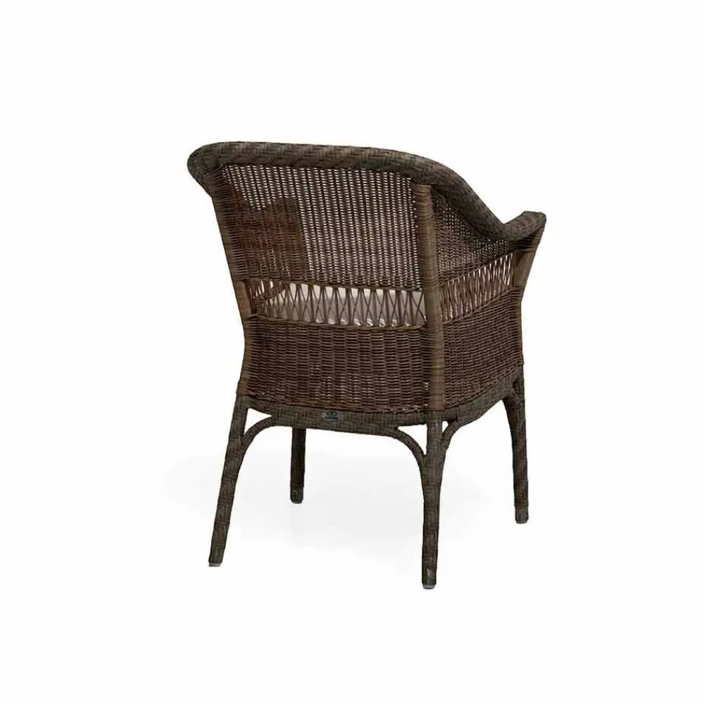 Viadurini in the Garden Sessel Kunststoff-Gartensessel aus Polyethylen handgeflochten Chad