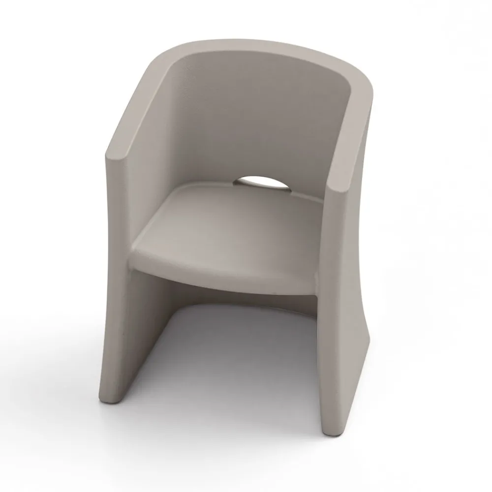 Viadurini in the Garden Sessel Kunststoff-Gartensessel aus Polyethylen mit Armlehnen Made in Italy - Perez