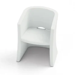 Viadurini in the Garden Sessel Kunststoff-Gartensessel aus Polyethylen mit Armlehnen Made in Italy - Perez