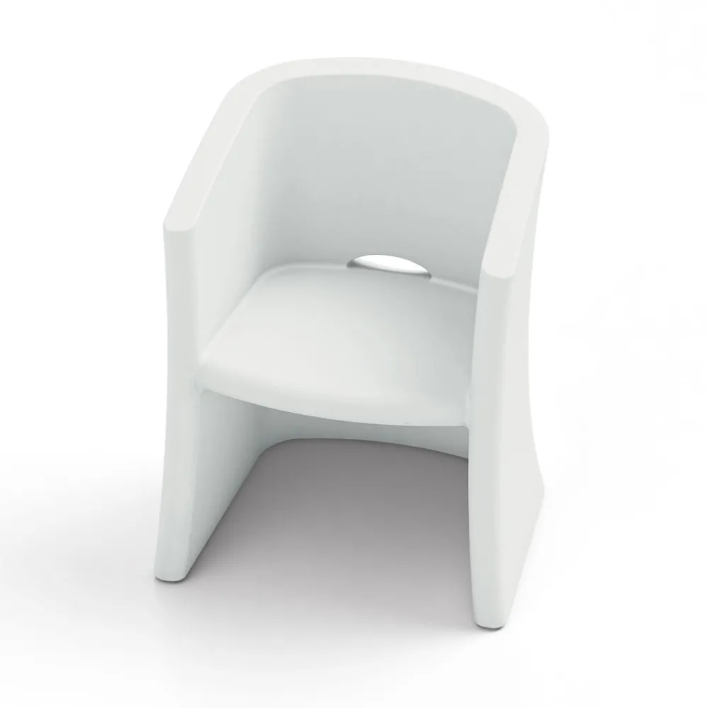 Viadurini in the Garden Sessel Kunststoff-Gartensessel aus Polyethylen mit Armlehnen Made in Italy - Perez