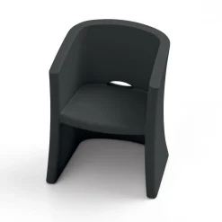 Viadurini in the Garden Sessel Kunststoff-Gartensessel aus Polyethylen mit Armlehnen Made in Italy - Perez