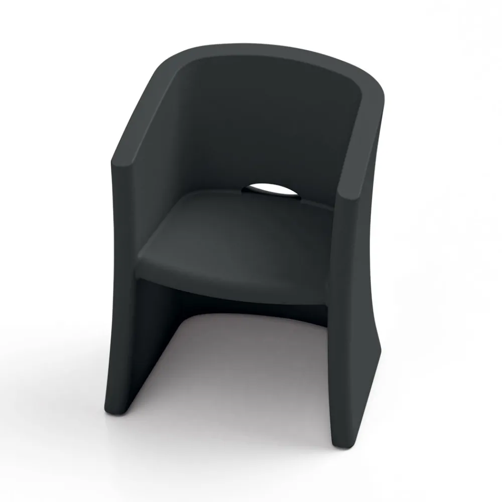 Viadurini in the Garden Sessel Kunststoff-Gartensessel aus Polyethylen mit Armlehnen Made in Italy - Perez