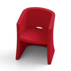 Viadurini in the Garden Sessel Kunststoff-Gartensessel aus Polyethylen mit Armlehnen Made in Italy - Perez