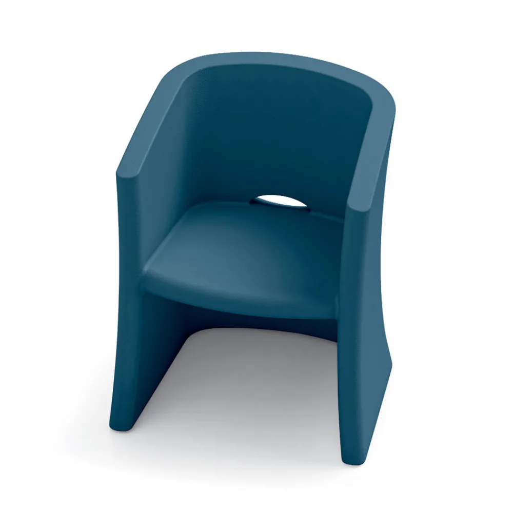 Viadurini in the Garden Sessel Kunststoff-Gartensessel aus Polyethylen mit Armlehnen Made in Italy - Perez