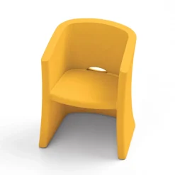 Viadurini in the Garden Sessel Kunststoff-Gartensessel aus Polyethylen mit Armlehnen Made in Italy - Perez