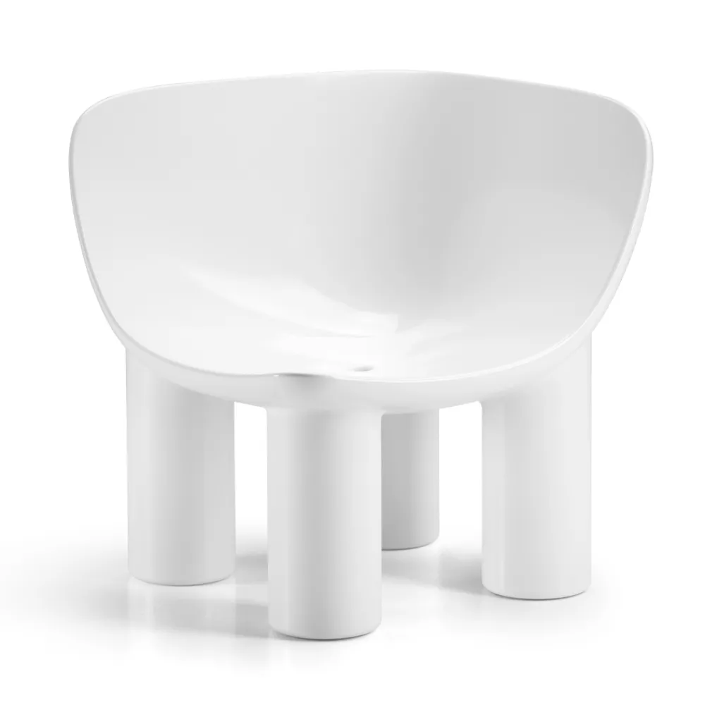 Viadurini in the Garden Sessel Kunststoff-Gartensessel aus Polyethylen und Stoff Made in Italy - Freccia