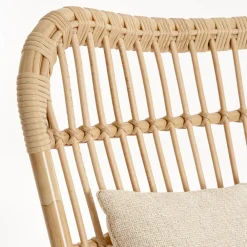 Viadurini in the Garden Metallsessel-Gartensessel mit Fußstütze und Kunstfasergeflecht - Matter