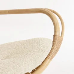 Viadurini in the Garden Metallsessel-Gartensessel mit Fußstütze und Kunstfasergeflecht - Matter