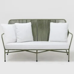 Viadurini in the Garden Gartensofas-Gartensofa aus Aluminium und Seilgeflecht - Asteria