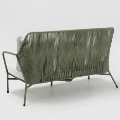 Viadurini in the Garden Gartensofas-Gartensofa aus Aluminium und Seilgeflecht - Asteria