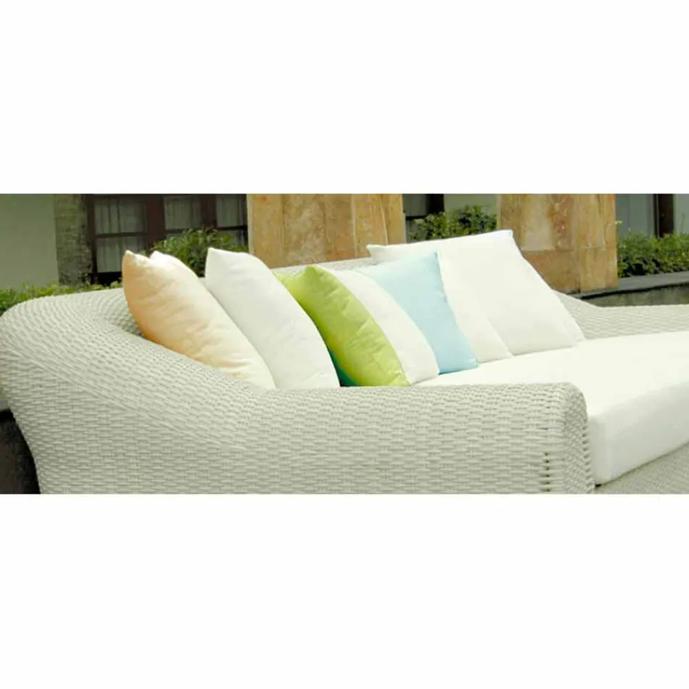 Viadurini in the Garden Gartensofas-Gartensofa groß handgeflochten in modernem Design Cooper