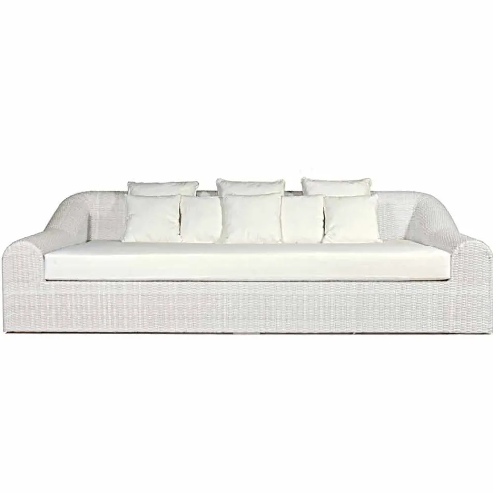 Viadurini in the Garden Gartensofas-Gartensofa groß handgeflochten in modernem Design Cooper