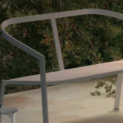 Viadurini in the Garden Gartensofas-Gartensofa mit Aluminiumbasis und Textilene-Sitz Made in Italy - Maureen