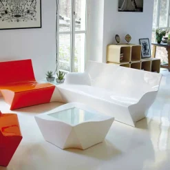 SLIDE Gartensofas-Gartensofa mit Armlehnen Kami Yon made in Italy