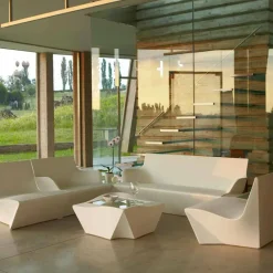 SLIDE Gartensofas-Gartensofa mit Armlehnen Kami Yon made in Italy