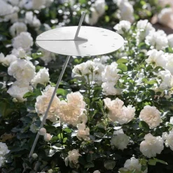 Viadurini Lighting Design Beleuchtung-Garten-Stehlampe Aluminium Weiß Design mit Seerosenblatt - Cipriam