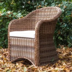 Viadurini in the Garden Metallsessel-Gartenstuhl aus Aluminium- und Polyrattan-Geflecht - Melina