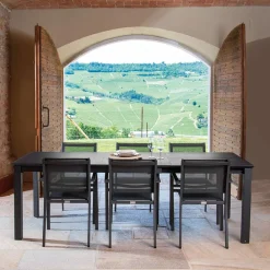 Viadurini in the Garden Metallsessel-Gartenstuhl aus Aluminium und Textilene in verschiedenen Ausführungen - Notebook