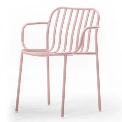 Viadurini in the Garden Gartenstühle Metall-Gartenstuhl aus Metall mit Armlehnen Made in Italy 2 Stück - Einfach