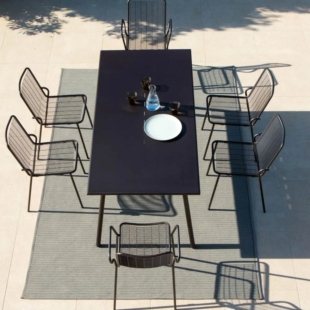 Viadurini in the Garden Gartenstühle Metall-Gartenstuhl aus Metall mit Armlehnen Made in Italy 2 Stück - Vikas