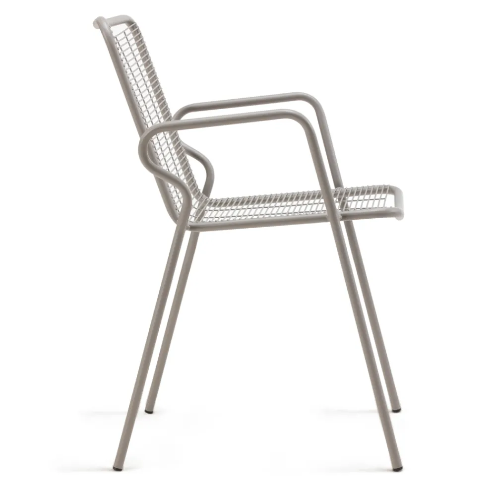 Viadurini in the Garden Gartenstühle Metall-Gartenstuhl aus Metall mit Armlehnen Made in Italy 2 Stück - Vikas