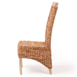 Viadurini in the Garden Gartenstühle Rattan-Gartenstuhl aus natürlichem Bananengeflecht - Angola