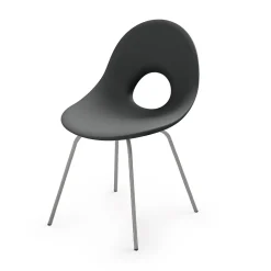 Viadurini in the Garden Gartenstühle Kunststoff-Gartenstuhl aus Polyethylen und Aluminiumbasis Made in Italy - Ashley