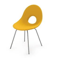 Viadurini in the Garden Gartenstühle Kunststoff-Gartenstuhl aus Polyethylen und Aluminiumbasis Made in Italy - Ashley