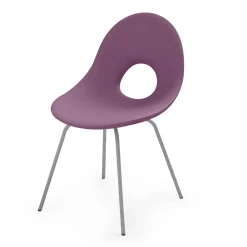 Viadurini in the Garden Gartenstühle Kunststoff-Gartenstuhl aus Polyethylen und Aluminiumbasis Made in Italy - Ashley