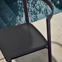 Viadurini in the Garden Gartenstühle Metall-Gartenstuhl aus Textilene und Aluminiumbasis Made in Italy - Milanka