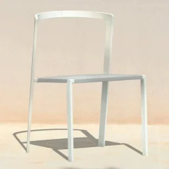 Viadurini in the Garden Gartenstühle Metall-Gartenstuhl aus Textilene und Aluminiumbasis Made in Italy - Milanka