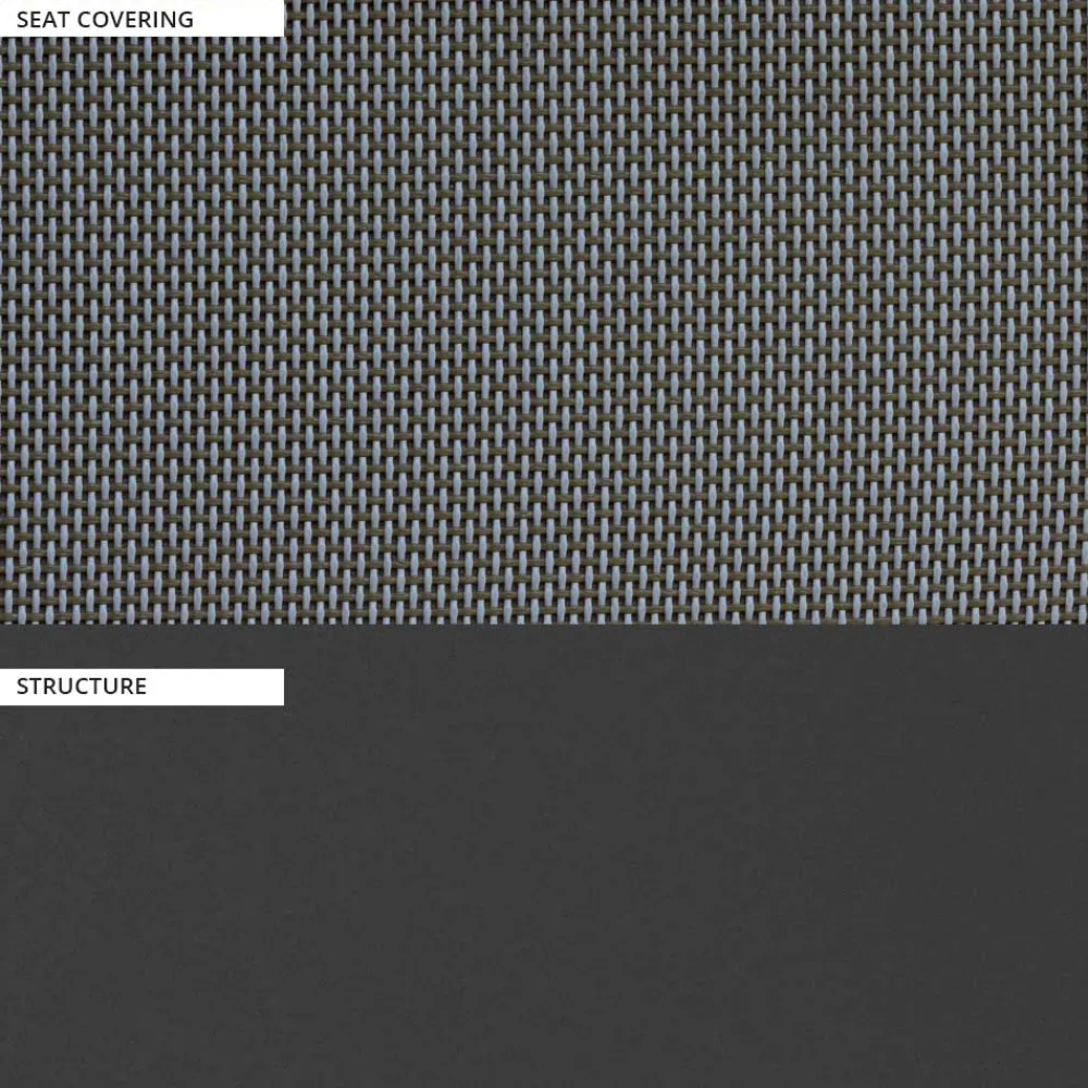 Viadurini in the Garden Gartenstühle Metall-Gartenstuhl aus Textilene und Aluminiumbasis Made in Italy - Milanka