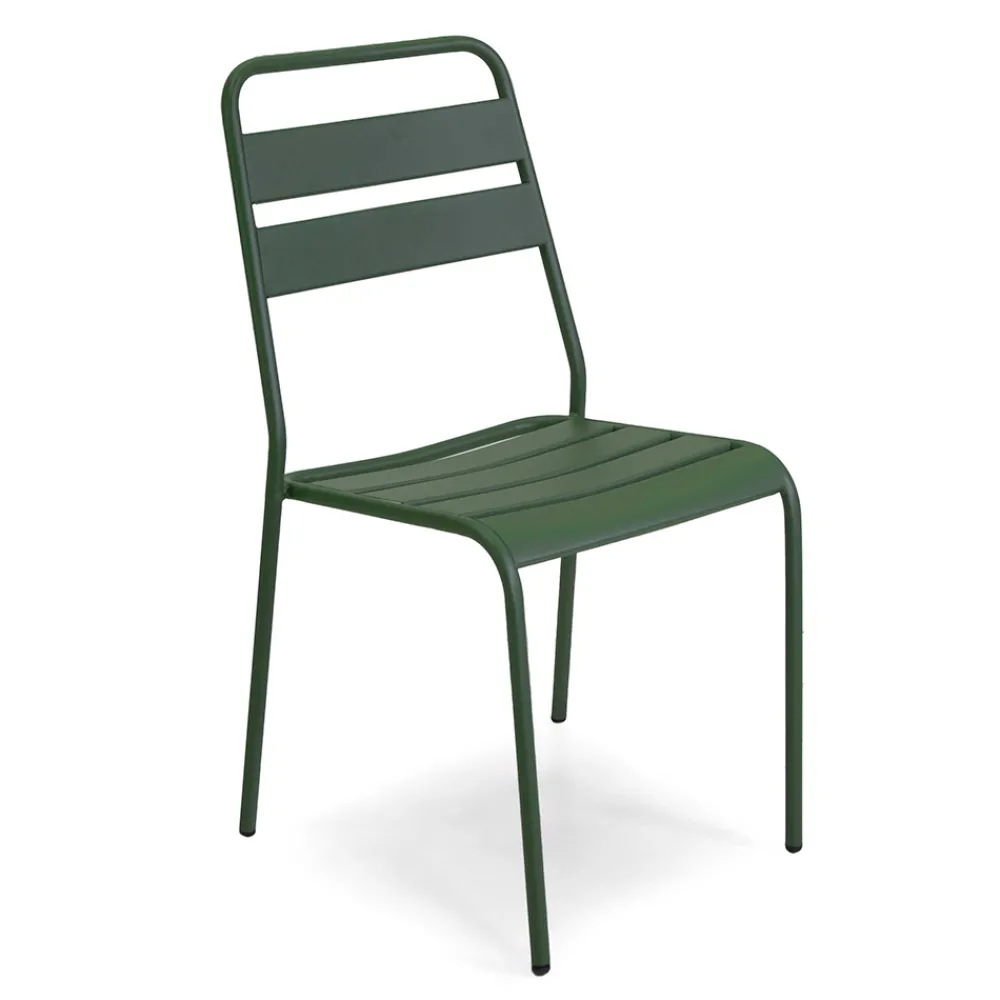 Viadurini in the Garden Gartenstühle Metall-Gartenstuhl ganz aus Metall - Schleife