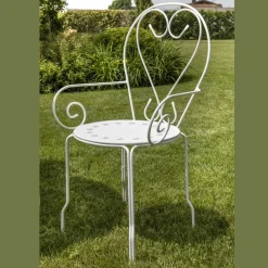 Viadurini in the Garden Metallsessel-Gartenstuhl ganz aus Metall - Archiv