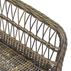 Viadurini in the Garden Metallsessel-Gartenstuhl mit Aluminiumgestell und Polyrattan-Bespannung - Puntina